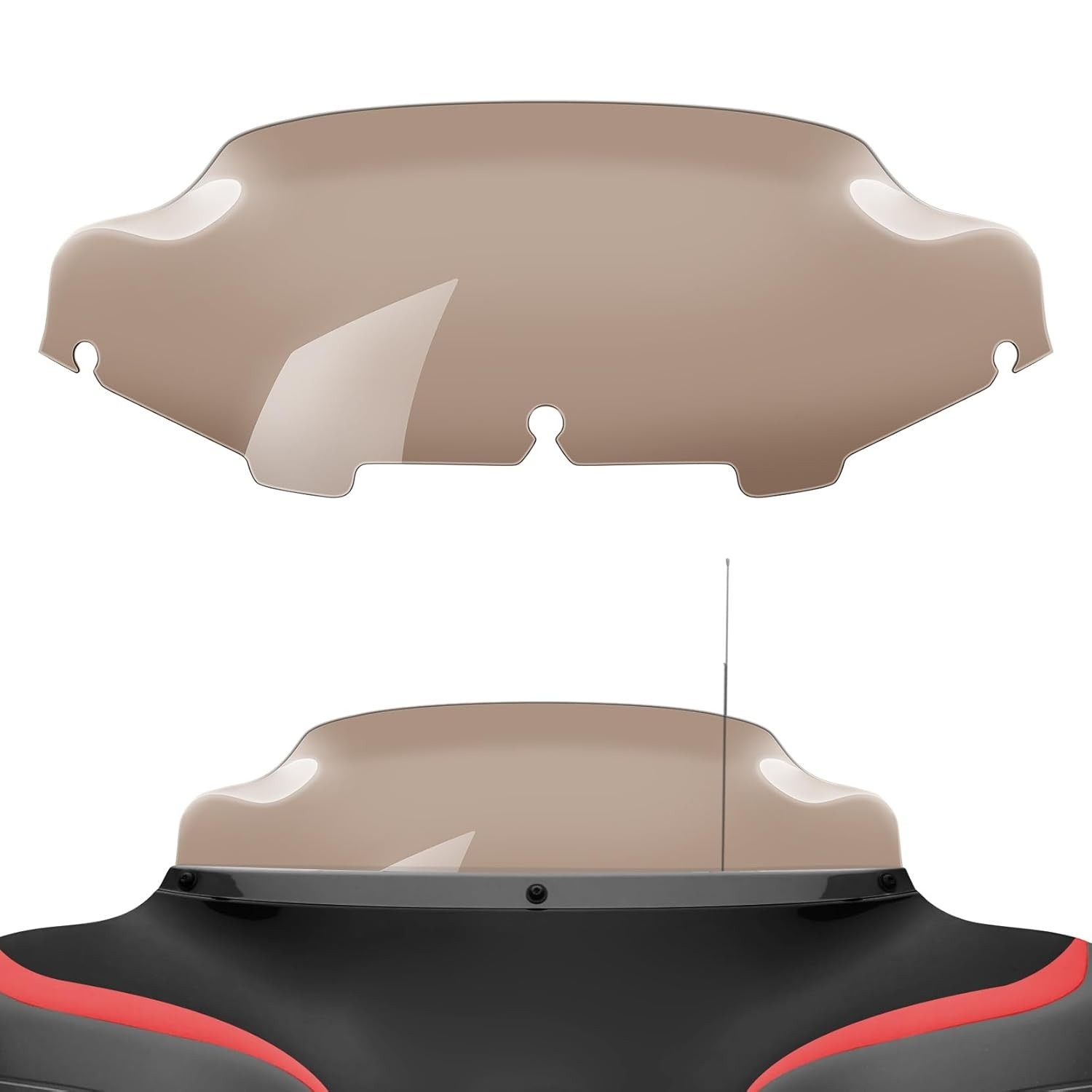 Para-brisa Amazicha 6" para Harley Davidson Touring 1996-2013 - Conforto e Estilo na Estrada