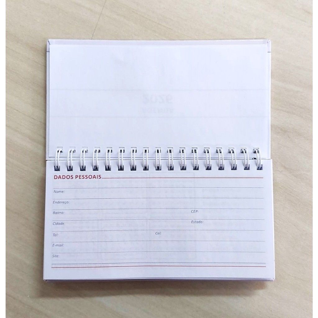 Agenda Semanal 2026 de Bolso com Elástico Mandala – Prática e Estilosa