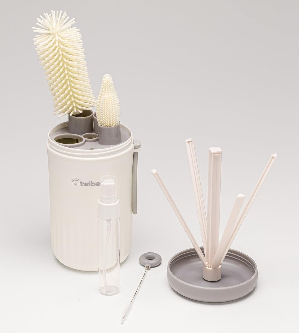 Kit Limpeza de Mamadeira com Estojo Twibex - Completo e Portátil