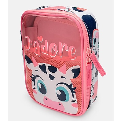 Estojo Escolar Vaca Puket: Organize-se com Estilo!