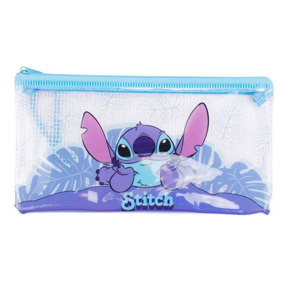 Estojo Stitch Transparente: Organize com Magia! ✨