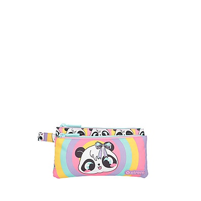 Estojo Trinity Panda Colorido – Prático e Sustentável!