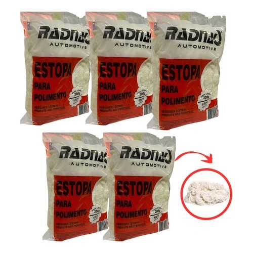 Estopa de Algodão Radnaq: Limpeza e Polimento Impecáveis!