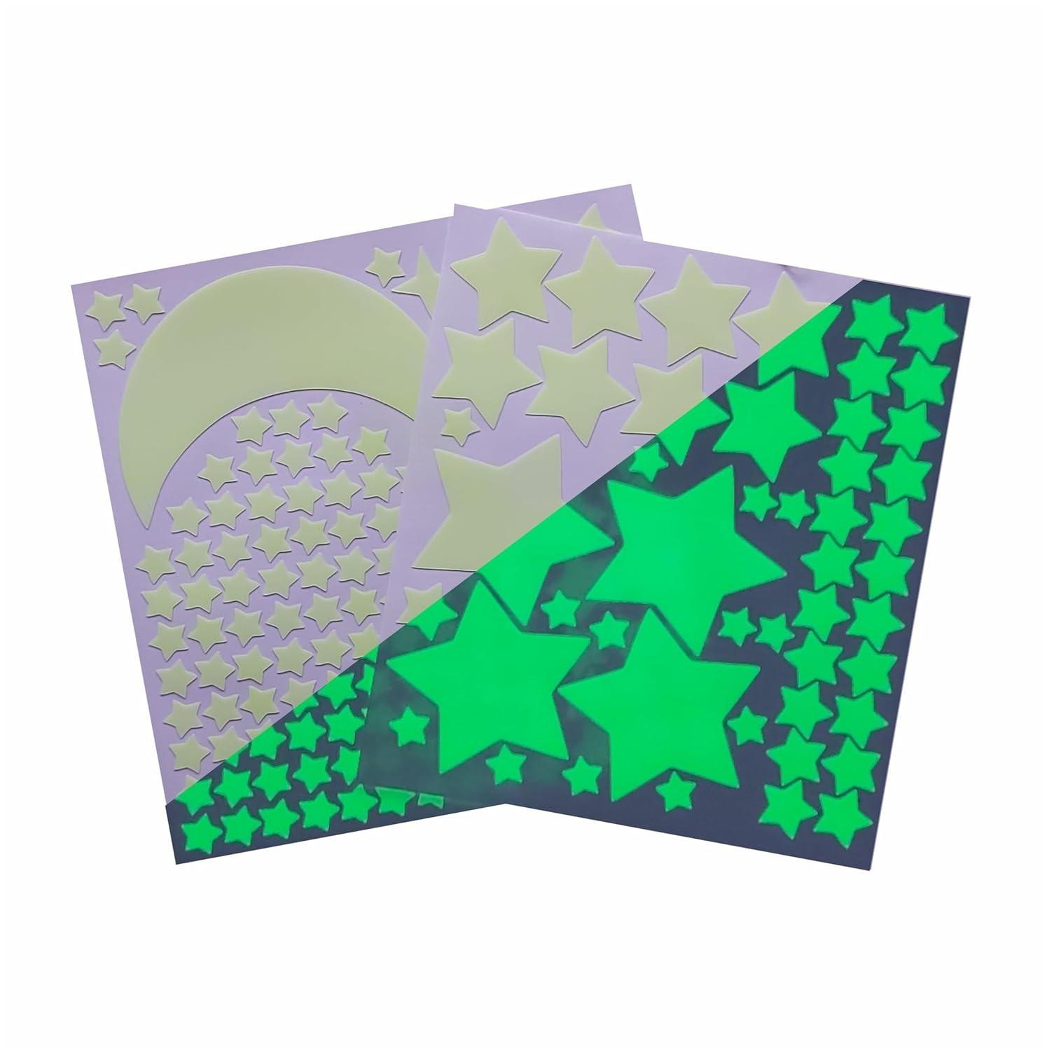 Kit 165 Estrelas Luminosas que Brilham no Escuro - Decore com Magia e Estrelas!