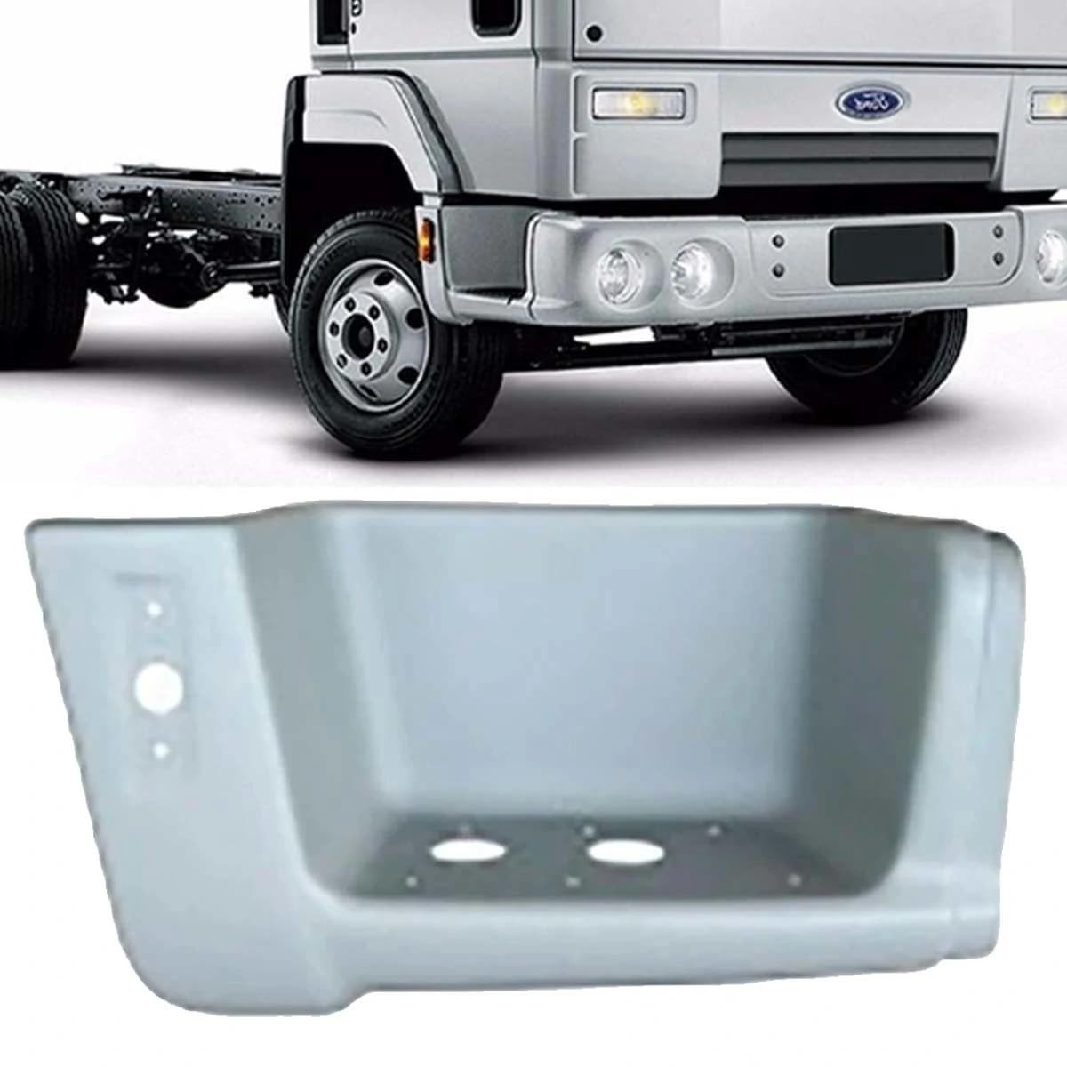 Estribo Cargo Fibra para Caminhões 712, 814, 815, 915 (2000-2011) - Lado Direito, 1 Degrau