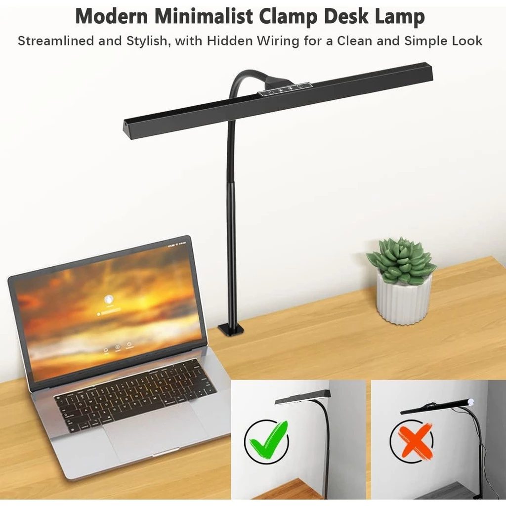 Lâmpada LED com Clipe e Ajuste Ideal para Estudo