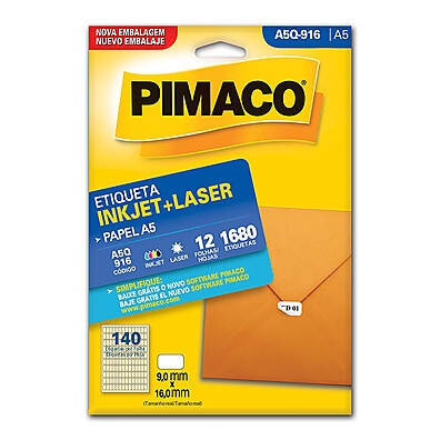 Etiqueta Inkjet/Laser A5Q916 – 1.680 Unidades