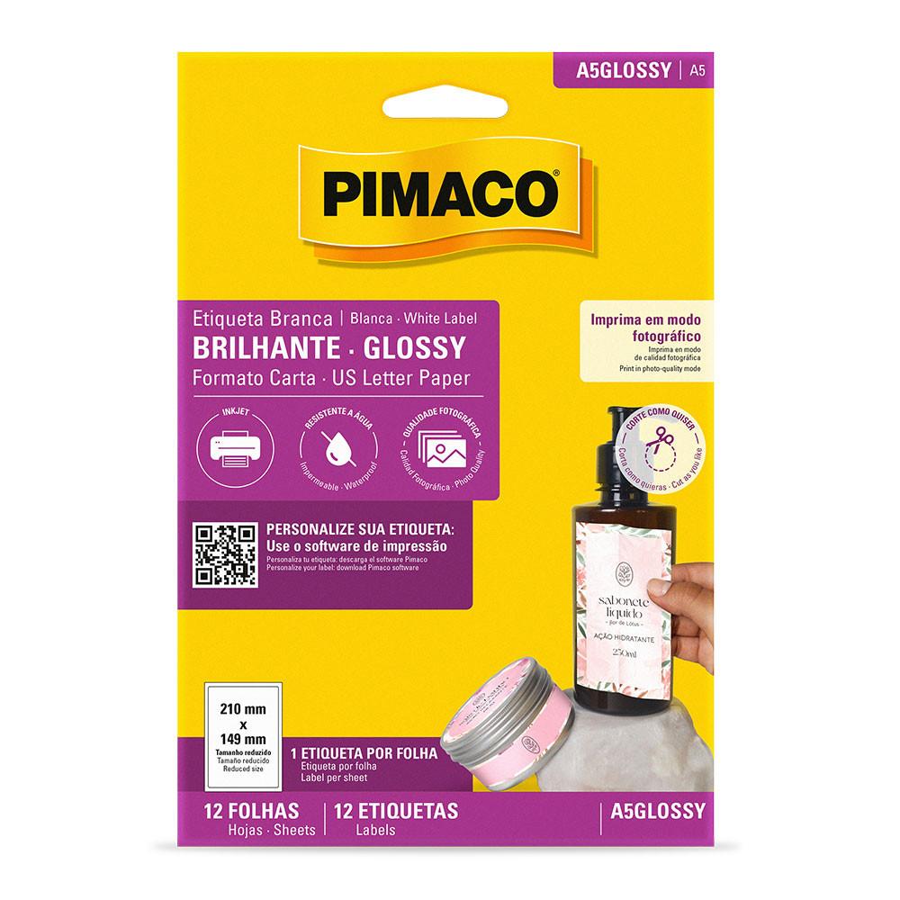 Etiquetas A5 Glossy: Brilho e Qualidade Pimaco