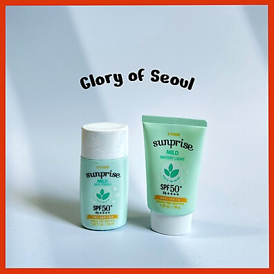 ETUDE HOUSE Sunprise Mild Airy Sun Milk SPF50+ - Protetor Solar Leve e Sem Branco