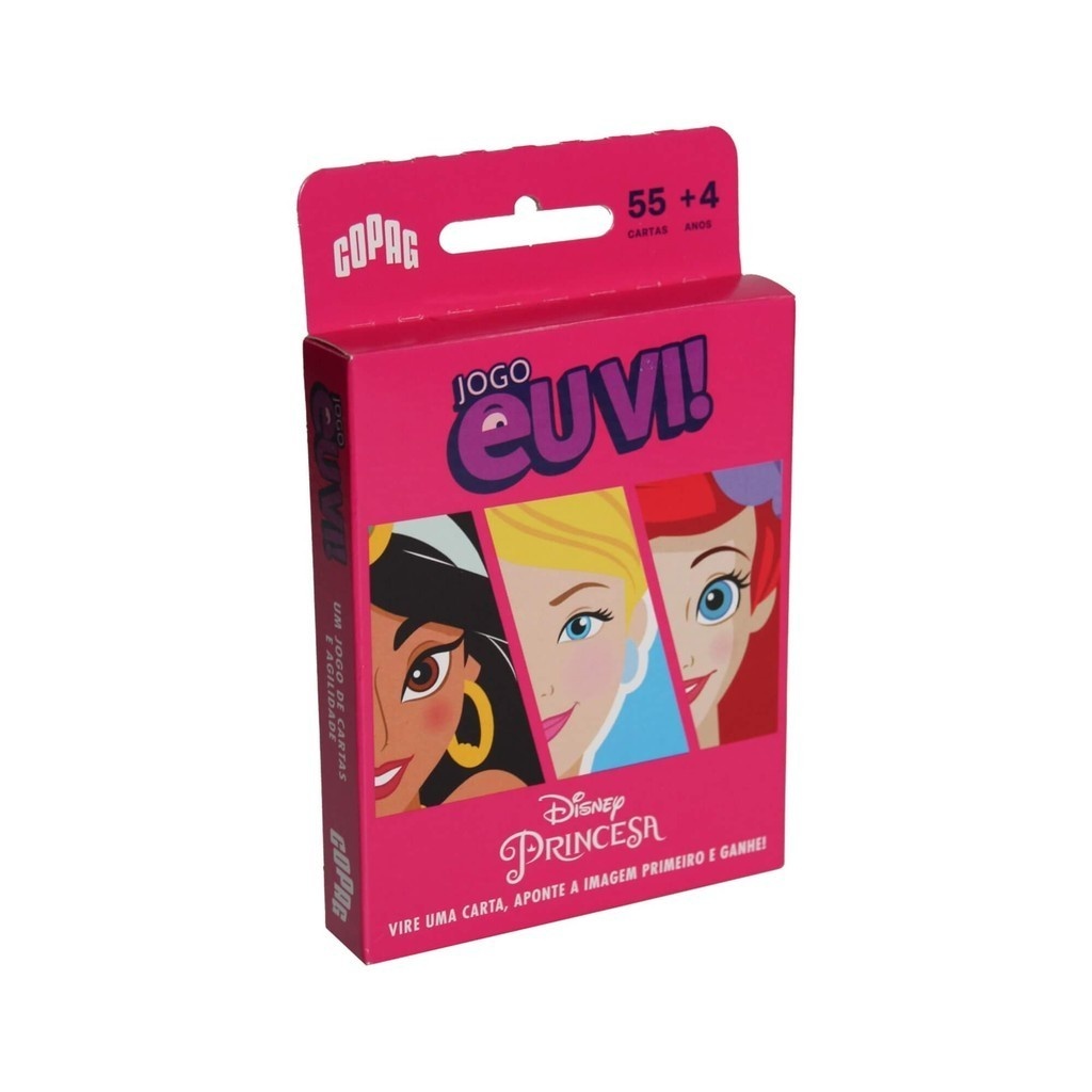 Eu Vi! Princesas Disney: O Jogo de Cartas Divertido da Copag