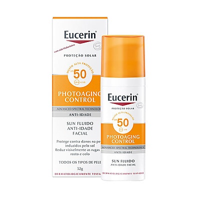 Eucerin Sun FPS 50: Proteção Facial Anti-Idade
