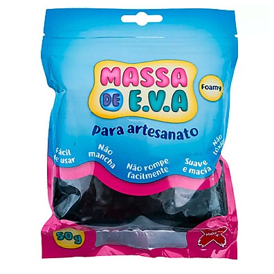 EVA Foamy 50g Preto: Crie Artesanato Incrível!