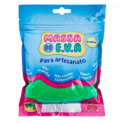 EVA Foamy 50g Verde Escuro: Crie Artesanato Incrível!