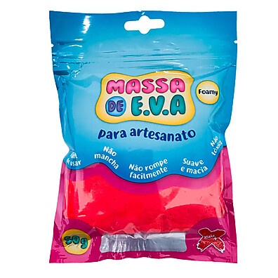 EVA Foamy 50g Vermelho: Crie Artesanato Incrível!