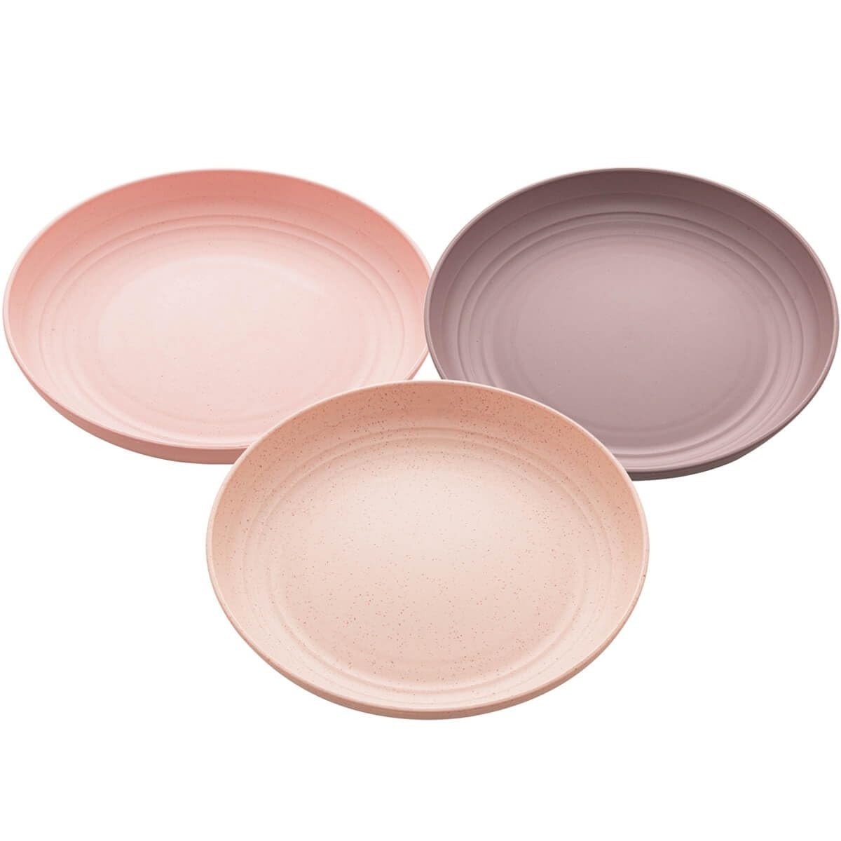 Kit 24 Pratos de Bambu Ecológicos 27cm - Ideal para Restaurantes, Recepções e Eventos | Linha Lines Lyor