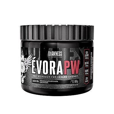 Evora Pré-Treino 150g Darkness – Potência Máxima no Treino