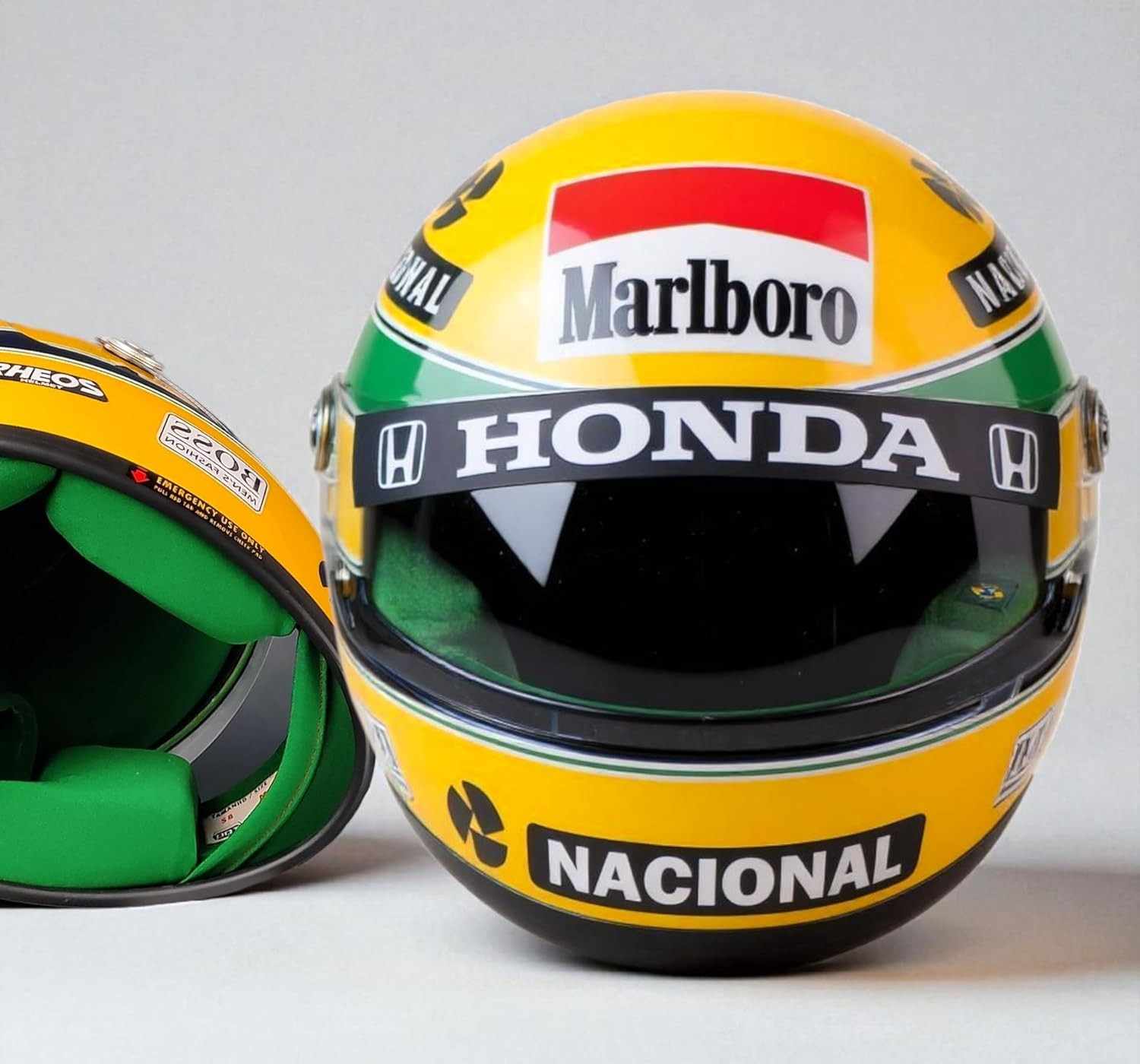 Capacete Ayrton Senna 1991 Réplica Exclusiva para Colecionadores