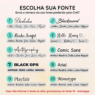 Kit Talher Personalizado com Nome – Prático e Exclusivo