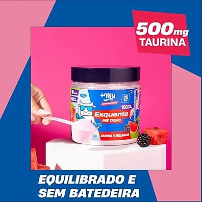 +Mu Exquenta Pré-Treino Tropical 500g: Energia Explosiva!
