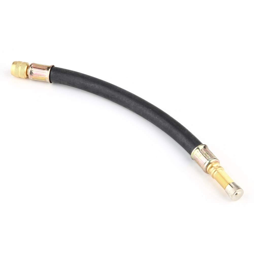Extensão de Válvula de Pneu Flexível 190mm - Borracha Durável e Conexão Universal
