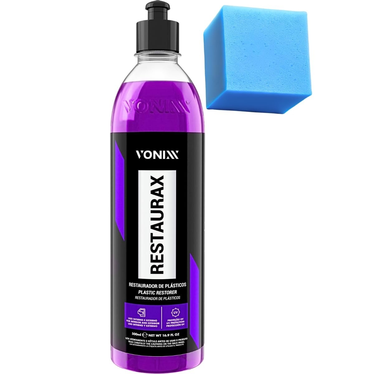 Restaurax Vonixx: Renove e Dê Brilho a Plásticos e Borrachas Externos e Internos