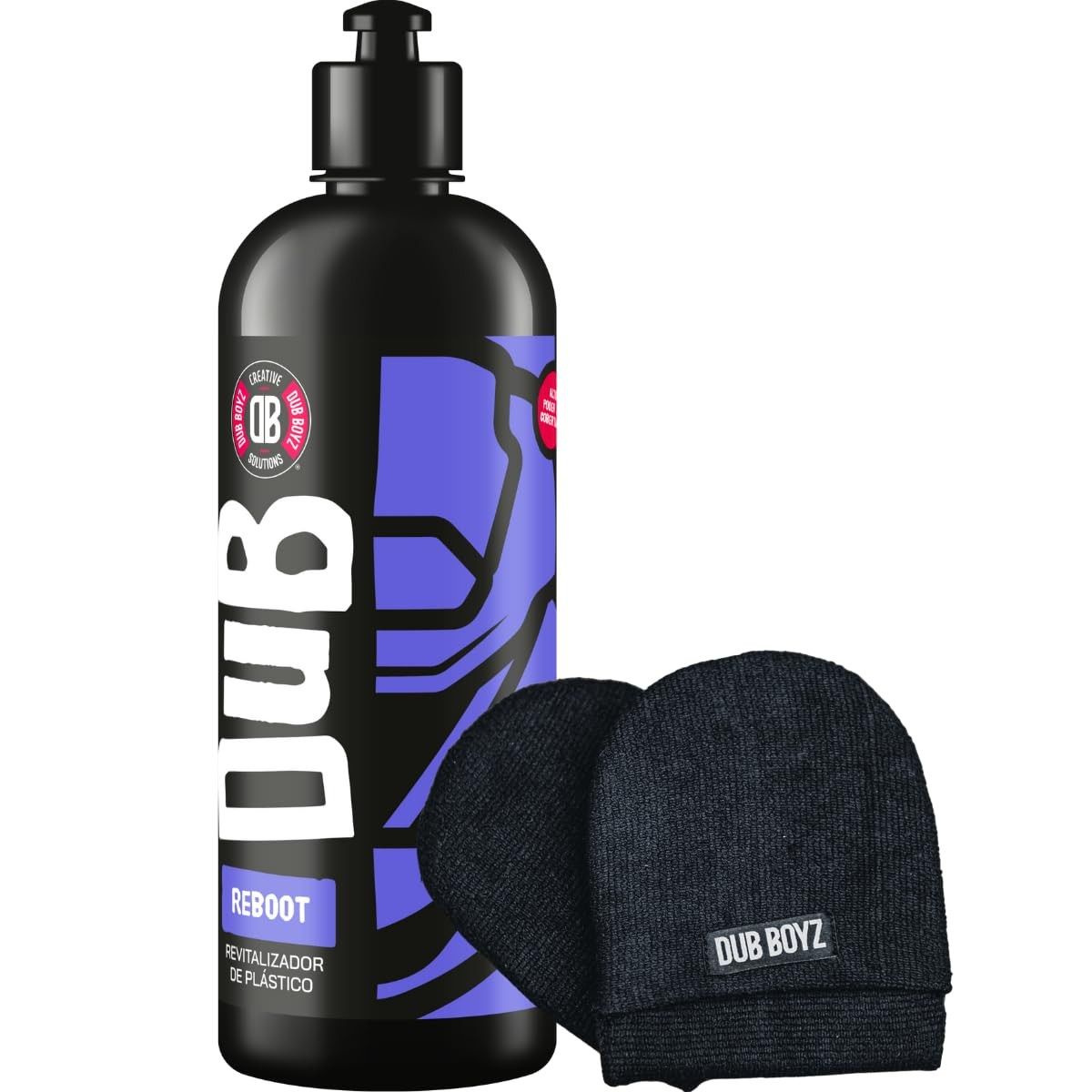 Renovador de Plásticos Externos Reboot 500ml + Aplicador Premium