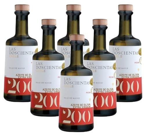 Azeite Oliva Extra Virgem Las Doscientas Chileno Picual 500ml (6 x 500ml)