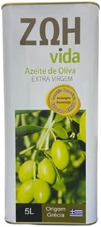 Azeite de Oliva Extra Virgem Grego ZOH Vida Lata 5L