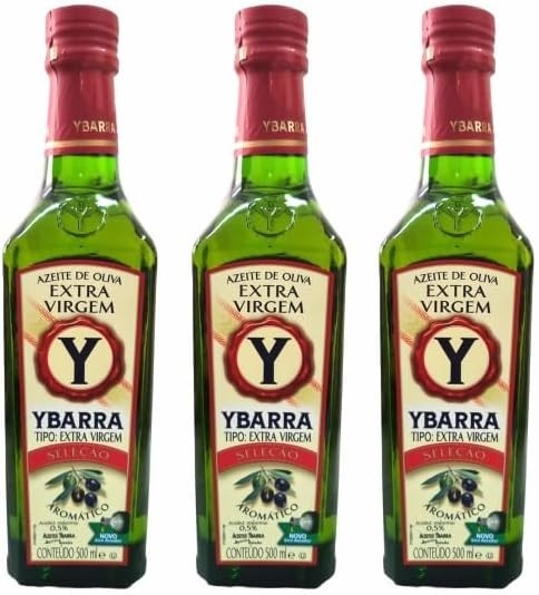 Kit 3X: Azeite Extra Virgem Espanhol Ybarra 500ml