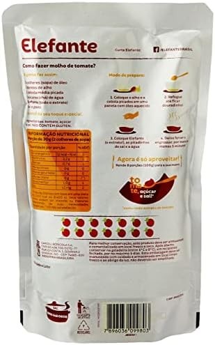 ELEFANTE EXTRATO TOMATE SACHE 300G