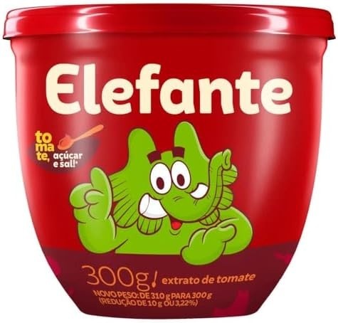 ELEFANTE EXTRATO DE TOMATE POTE 300G