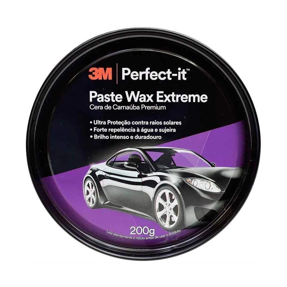 Cera de Carnaúba Premium 3M Extreme 200g: Brilho e Proteção Duradoura para seu Veículo