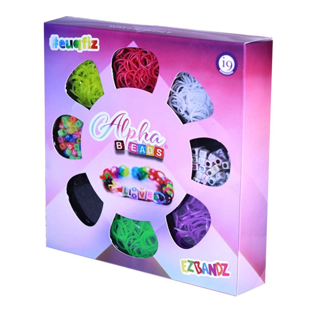 EZBandz Alpha Beads: Crie Pulseiras Incríveis!