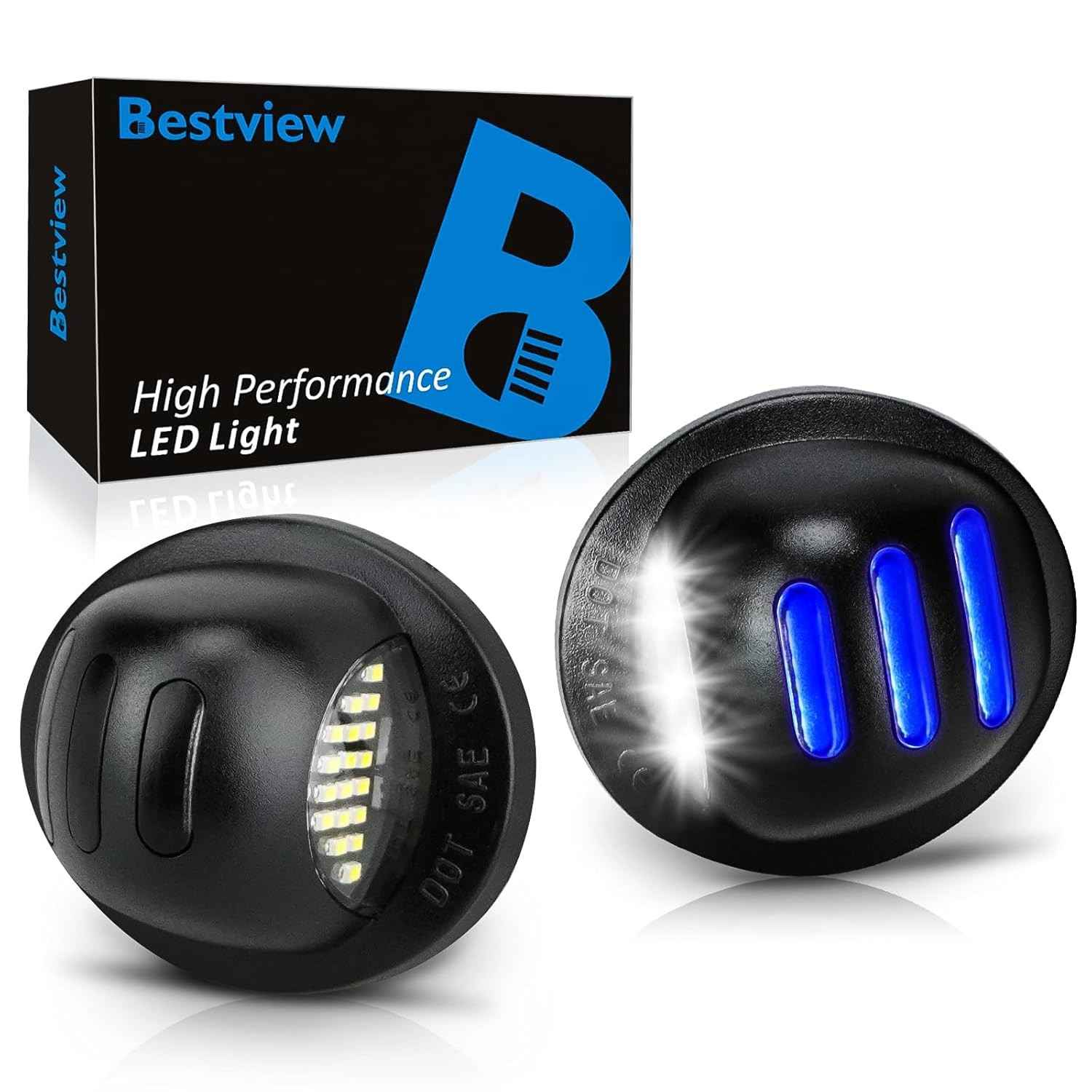 Luz de Placa Bestview para Ford F-150: Iluminação Premium e Durabilidade Garantida
