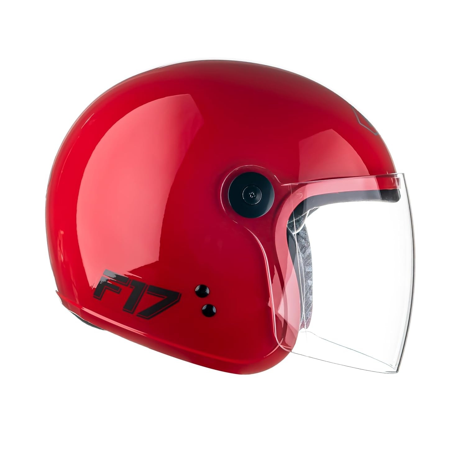 Capacete Moto Aberto Fly F-17 Vermelho: Estilo e Segurança para Todos os Riders