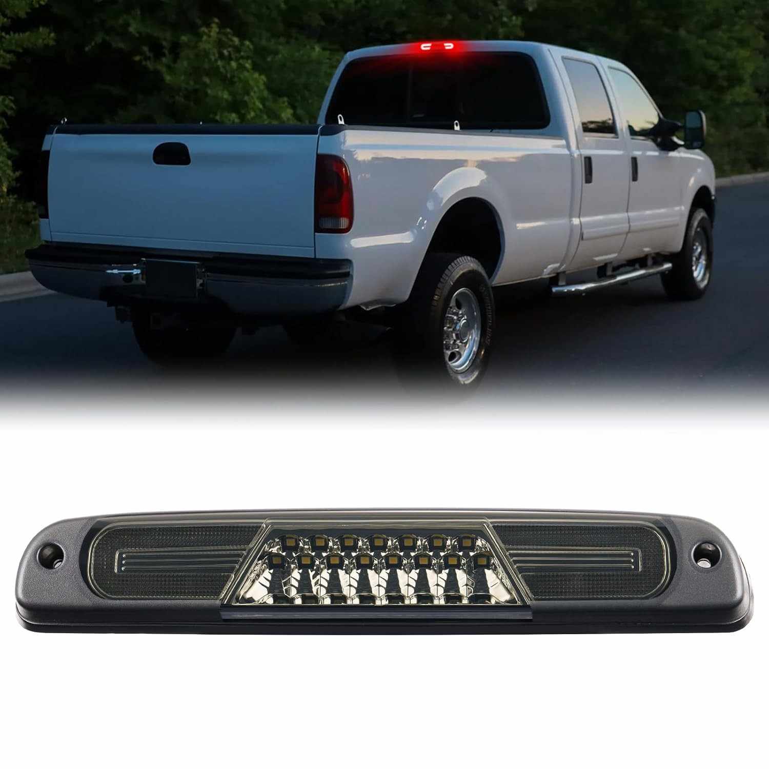 Luz de Freio LED Estroboscópica F1 para Ford F250/F350/F450/F550 Super Duty & Ranger - Segurança e Estilo