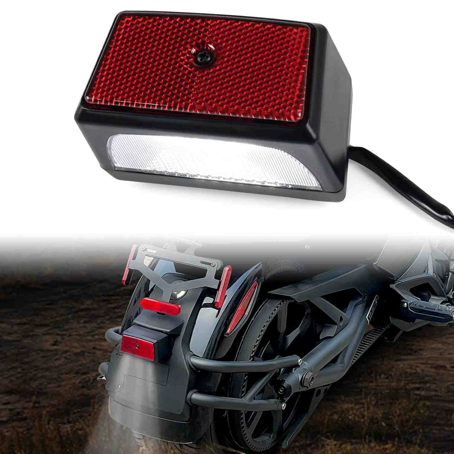 Luz de Placa LED para Can-Am Spyder F3: Segurança e Estilo Inovador