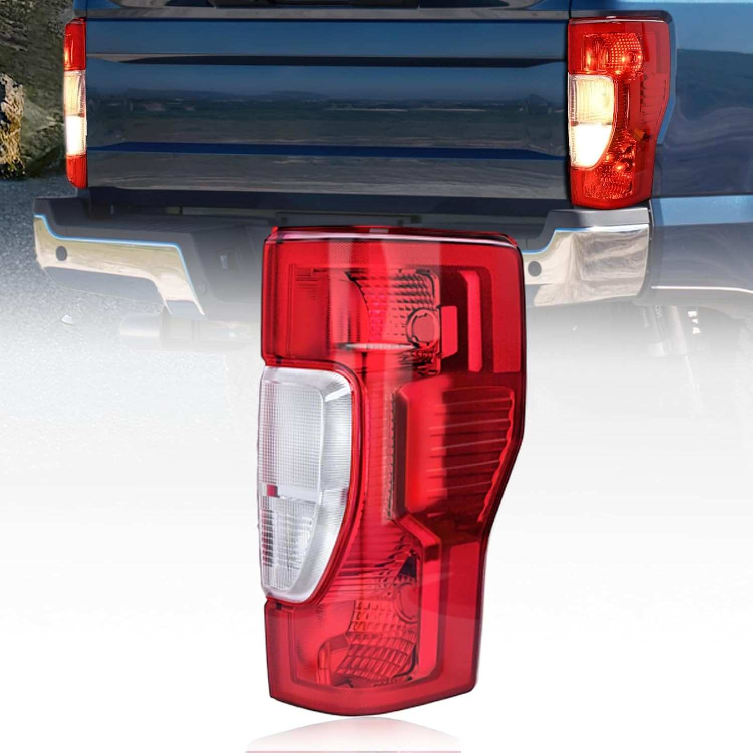 Lanterna Traseira Ford F250 F350 Super Duty 2020-2022 (Passageiro) - Nilight