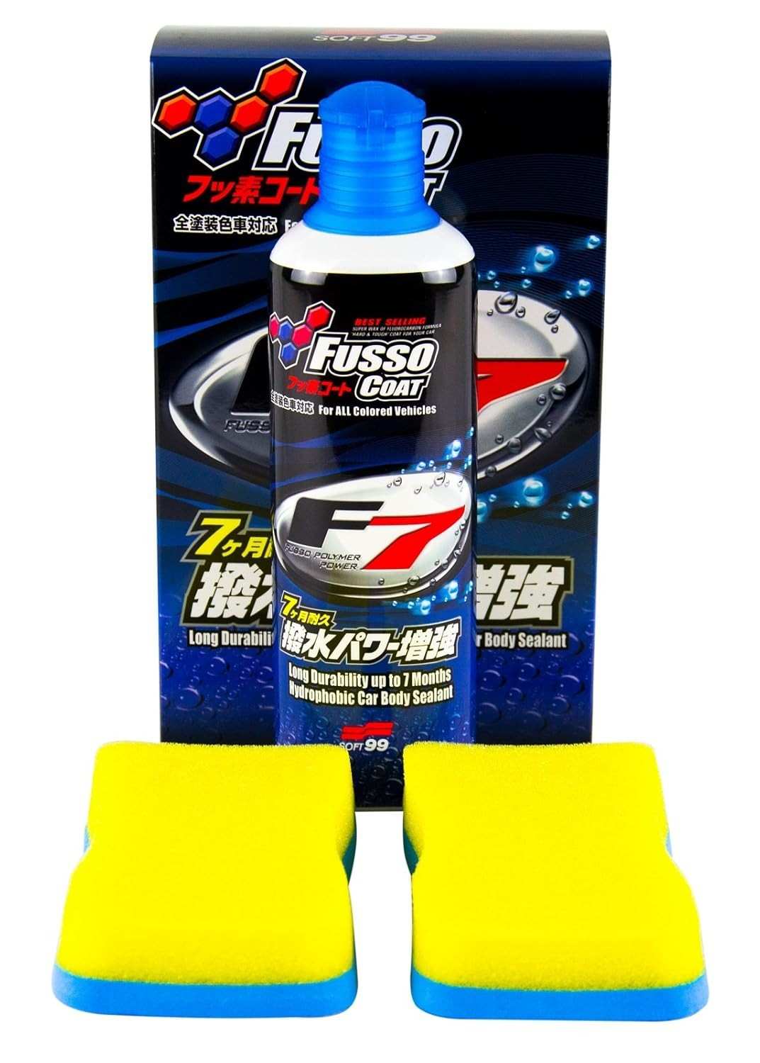 Fusso Coat F7 Soft99: Selante Líquido para Brilho Espelhado e Proteção Duradoura