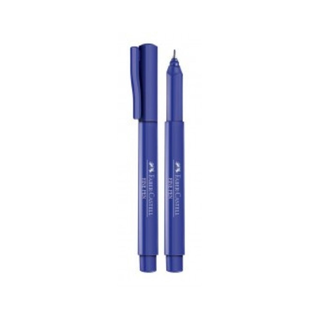 Caneta Hidrográfica 0.4mm Rosa, Preto e Azul - Faber-Castell