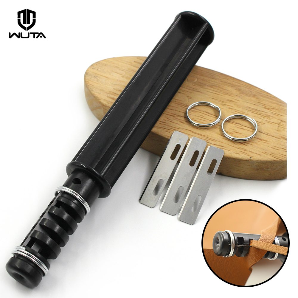 Faca Cortadora de Couro para Pulseiras DIY com 3 Lâminas