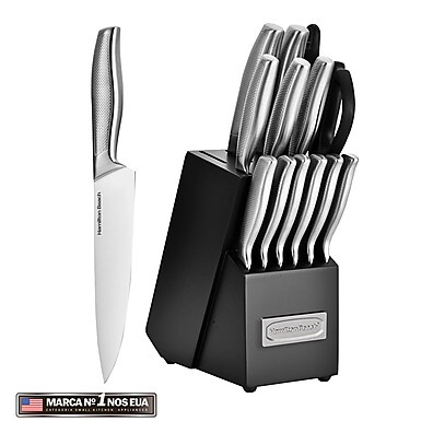 Facas Hamilton Beach CutPro: Jogo Completo Inox 15 Peças