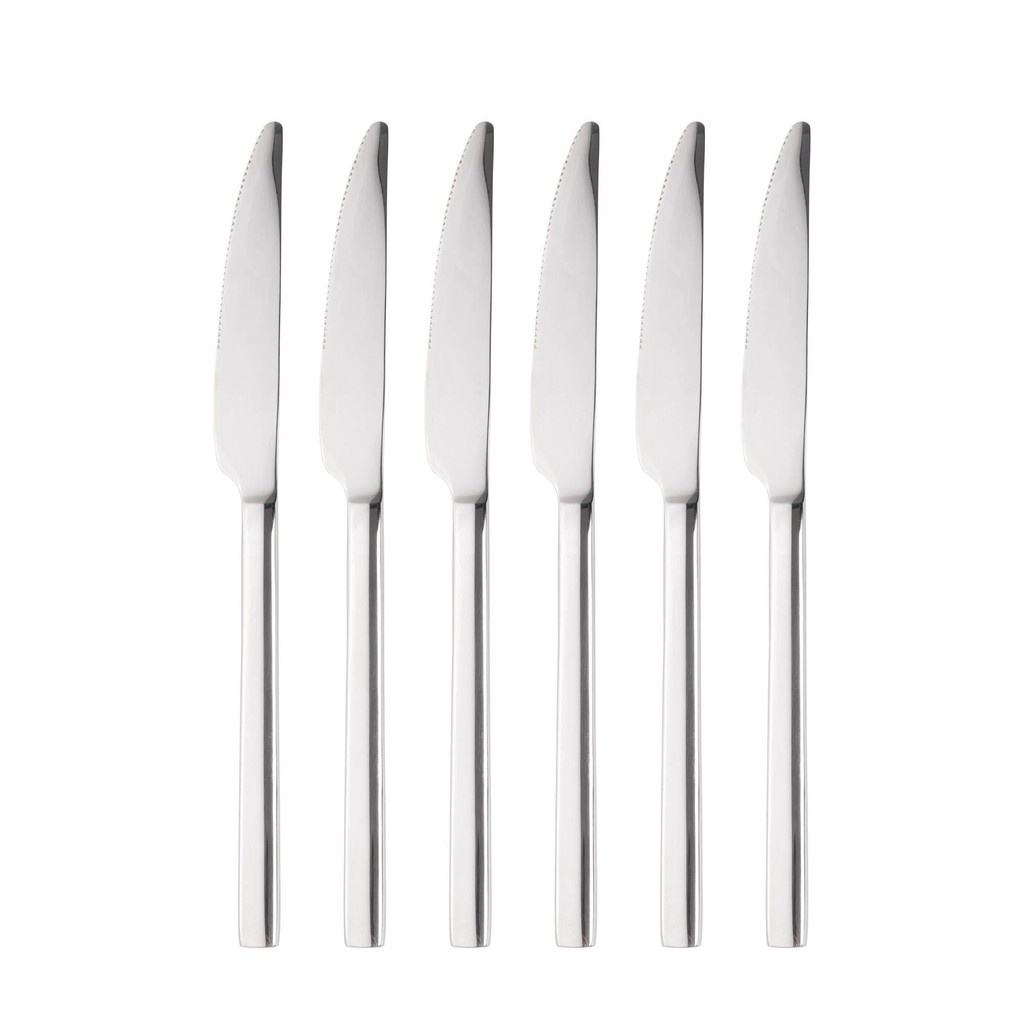 Facas para Churrasco Wolff Viena: Kit 6 Peças Inox