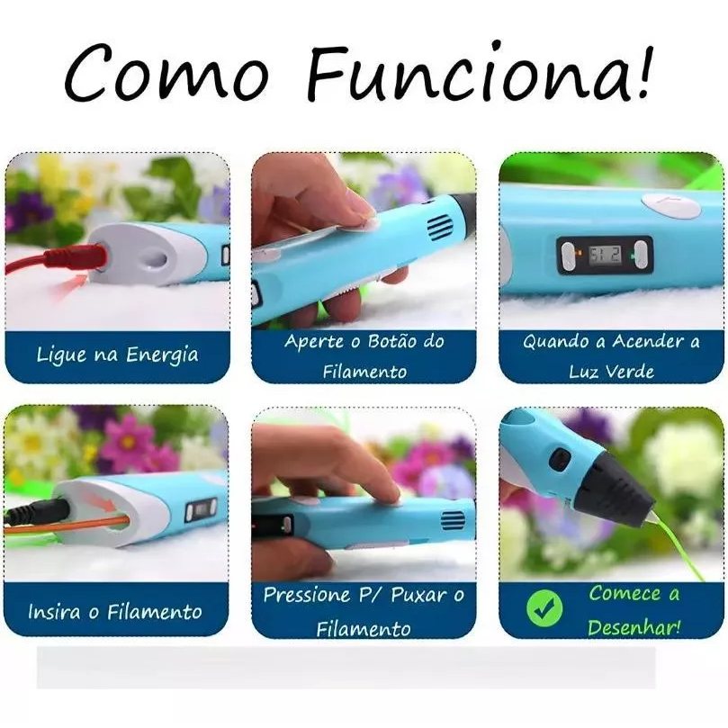 Caneta 3D: Crie em 3D Fácil!