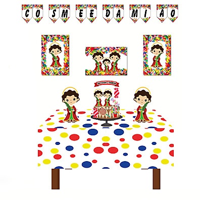 Festa Cosme e Damião: Kit Completo e Fácil!