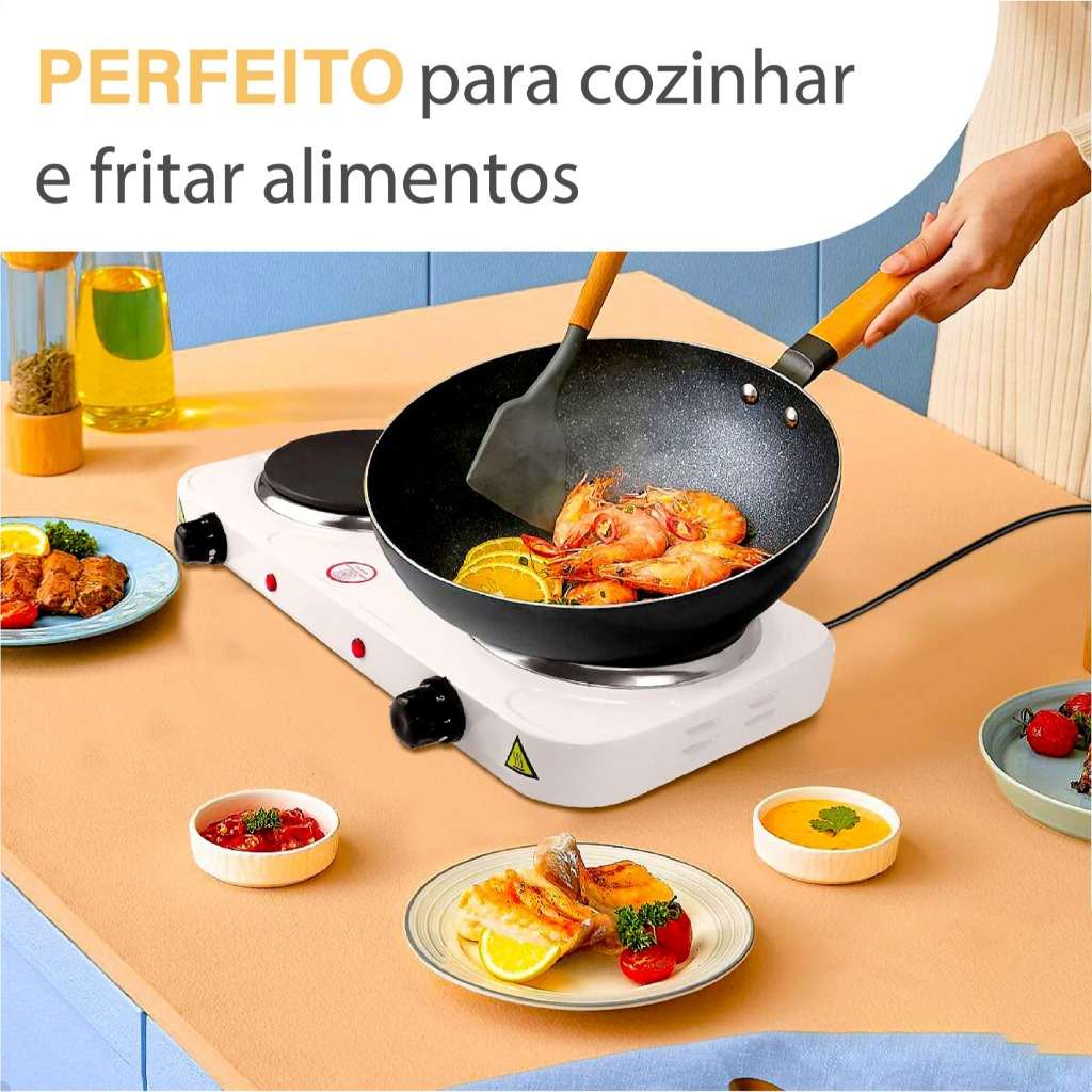 Cooktop Indução 2 Bocas: Cozinhe Rápido e Fácil!