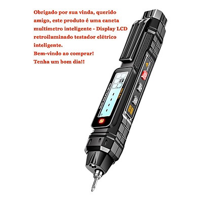 Multímetro Inteligente Caneta: Teste Elétrico Fácil!