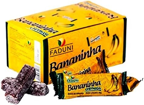 Bananinha Cremosa Com Açúcar 24x30g Faduni