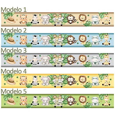 Faixa Adesiva Safari: Decore Quartos com Diversão!