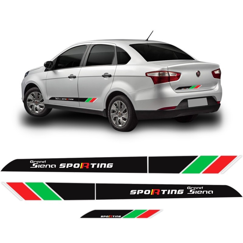 Faixa Lateral Grand Siena Sporting: Personalize Já!